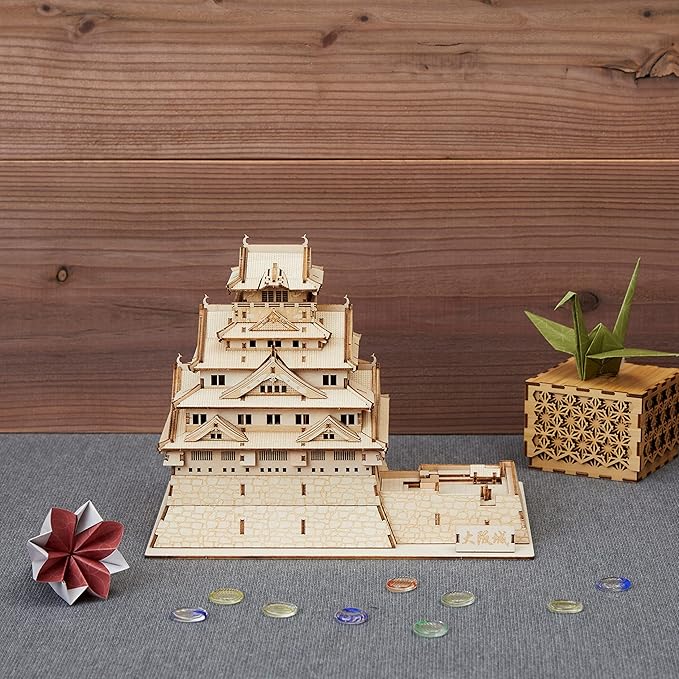 NN-Japanese Castle 3D wooden puzzle